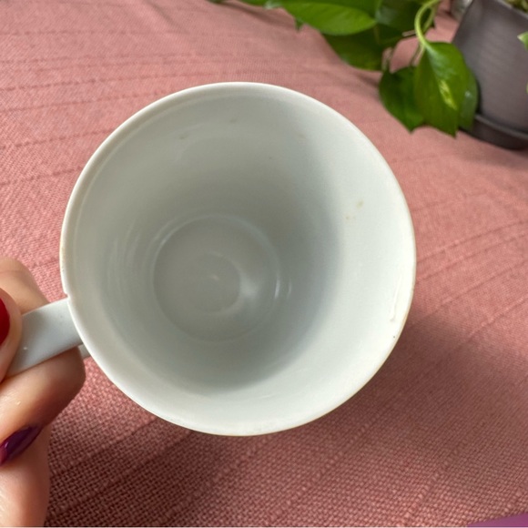 Fitz and Floyd The Ritz Art Deco Grey and Black on White Coffee Mug - Chipped - Picture 6 of 8